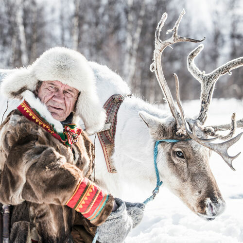 Bulle de déconnexion hivernale en Laponie suédoise