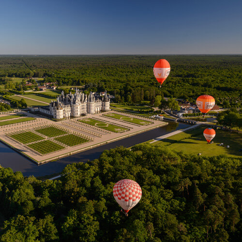 Survol de la Vallée de la Loire en ballon