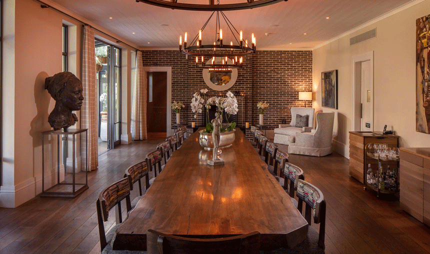 the dining room leeu estates